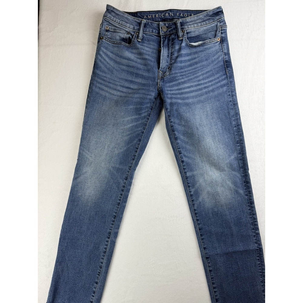 American Eagle Outfitters AE AirFlex 360 Slim Fit Jean Pant Brilliant Blue 29x30